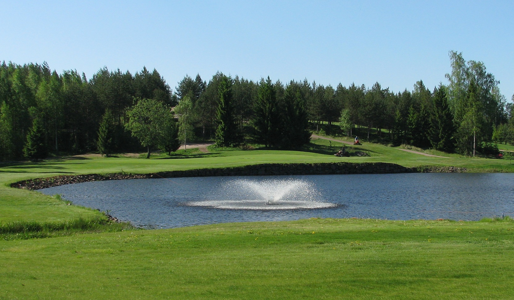 Golf course and park ponds